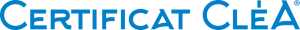 logo certificat clea bleu