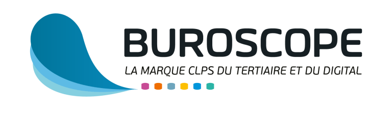 Logo Buroscope - La marque CLPS du tertiaire et du digital